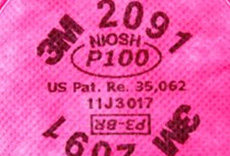 3M 2091CN P100 顆粒物濾棉