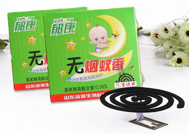 郁康無(wú)煙盤(pán)香  氯氟醚菊酯含量:0.08